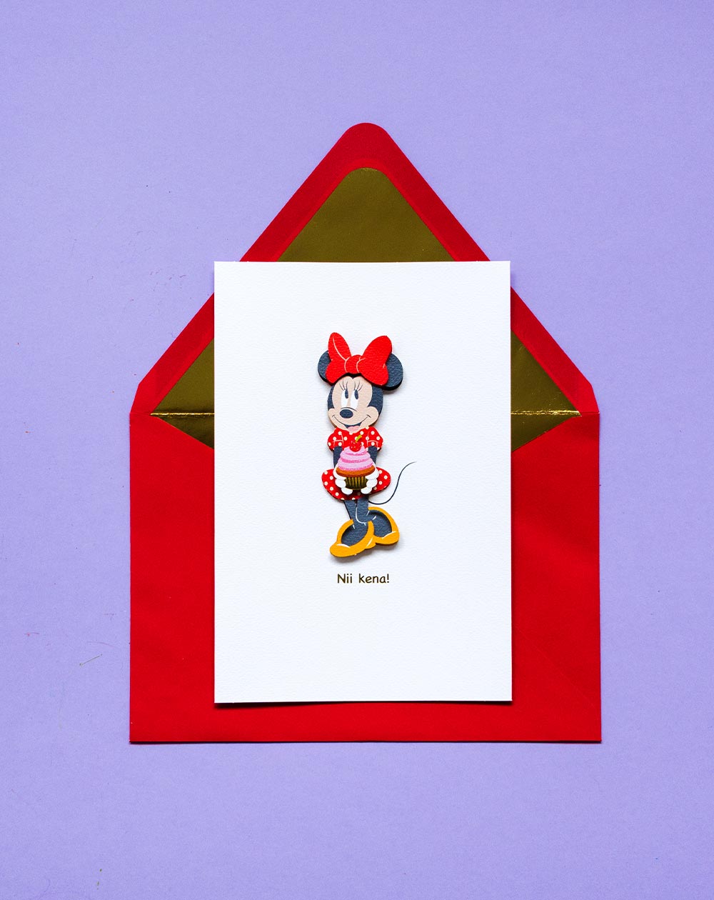 3D Kort - Minnie Mouse