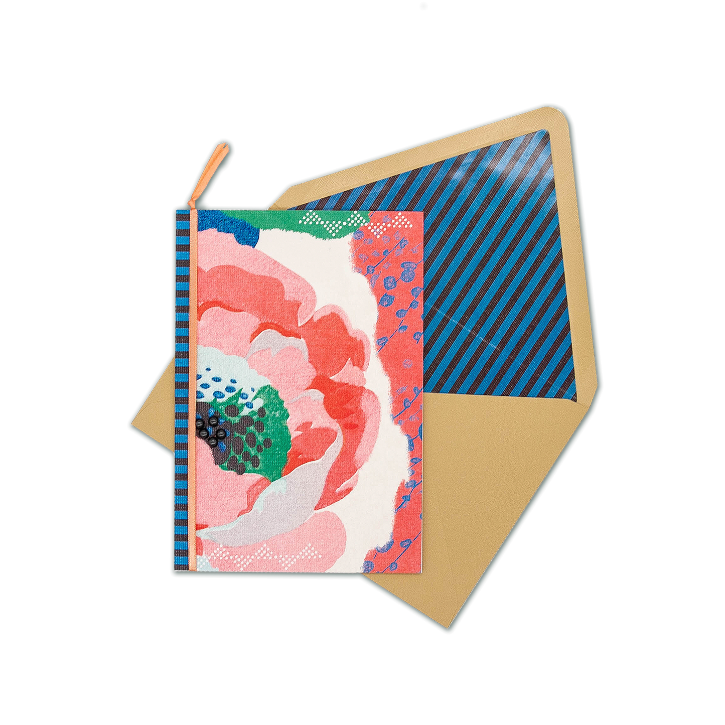 3D Kort - Rosa Blomma