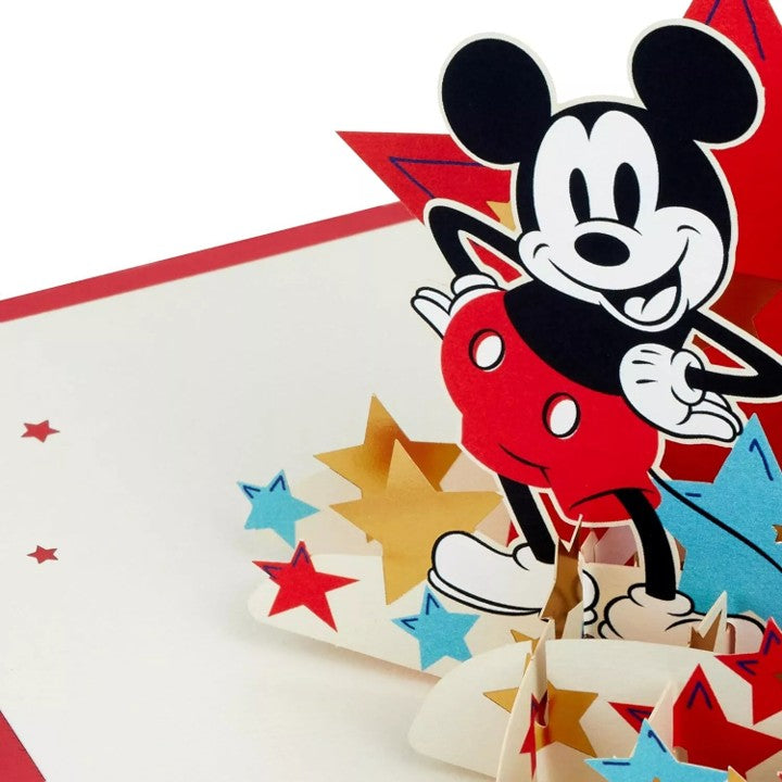 3D Kort Signature Mickey Mouse