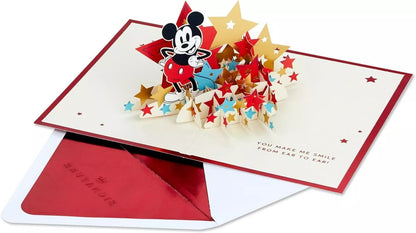 3D Kort Signature Mickey Mouse
