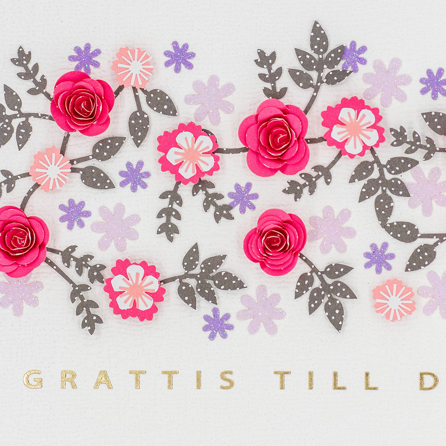 3D Grattiskort - Blommor